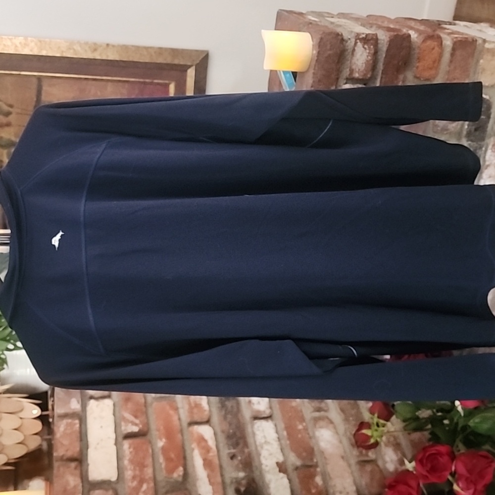 Tommy Bahamas Baseball LA Dodgers Quarter-Zip Pullover - Picture 3 of 10
